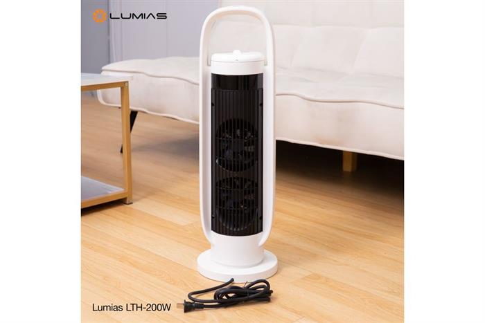 Quạt sưởi gốm Lumias LTH-200W Màu Trắng