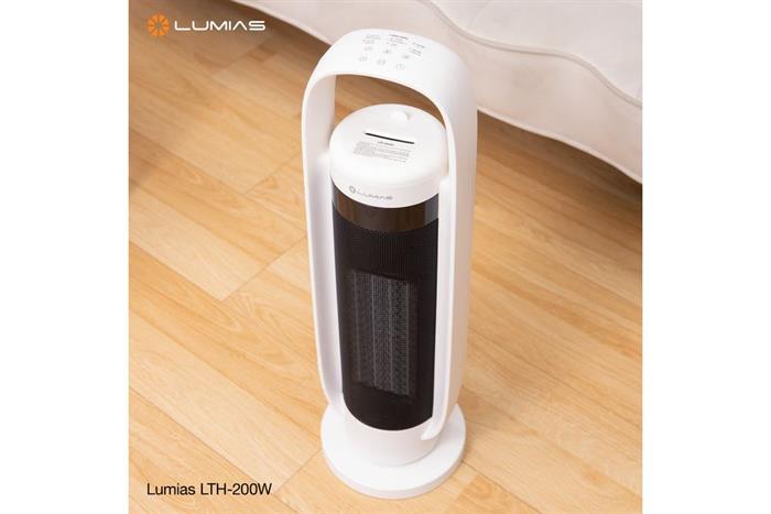Quạt sưởi gốm Lumias LTH-200W Màu Trắng