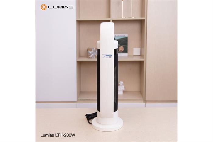 Quạt sưởi gốm Lumias LTH-200W Màu Trắng