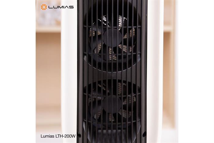 Quạt sưởi gốm Lumias LTH-200W Màu Trắng