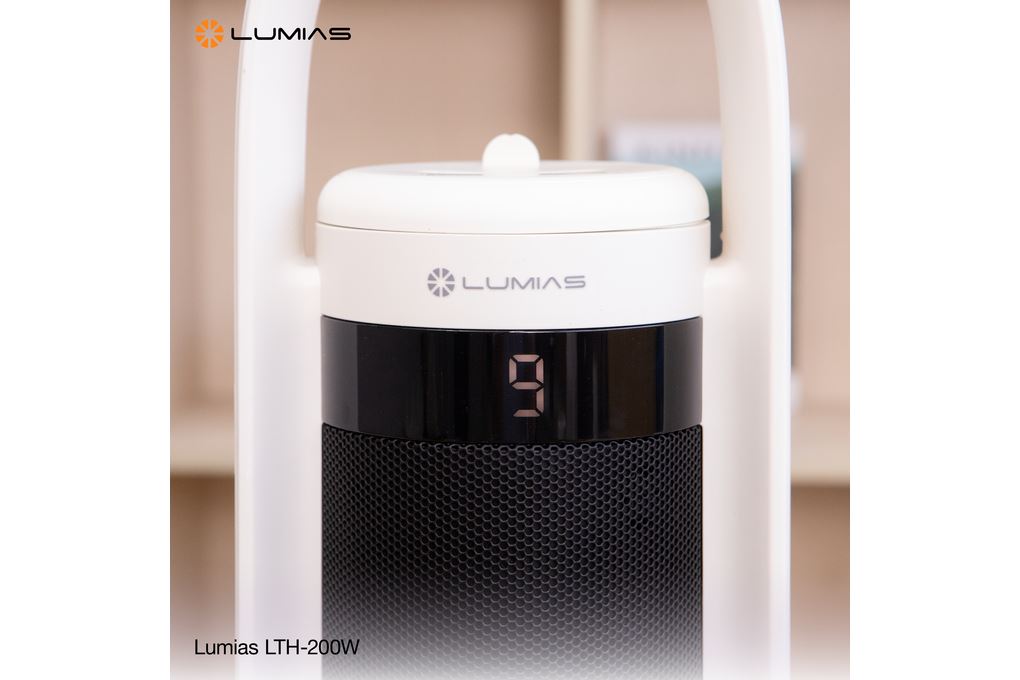 Quạt sưởi gốm Lumias LTH-200W Màu Trắng
