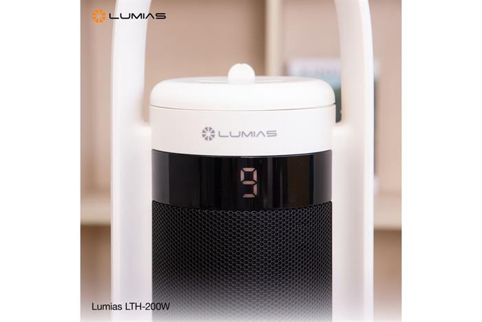 Quạt sưởi gốm Lumias LTH-200W Màu Trắng
