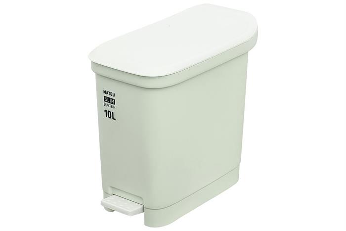 Thùng rác nhựa 10 lít Duy Tân Matsu Slim Màu Xanh lá