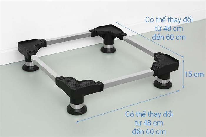 Chân đế máy giặt, tủ lạnh 300 kg 48x60 cm Camel CD4860DN