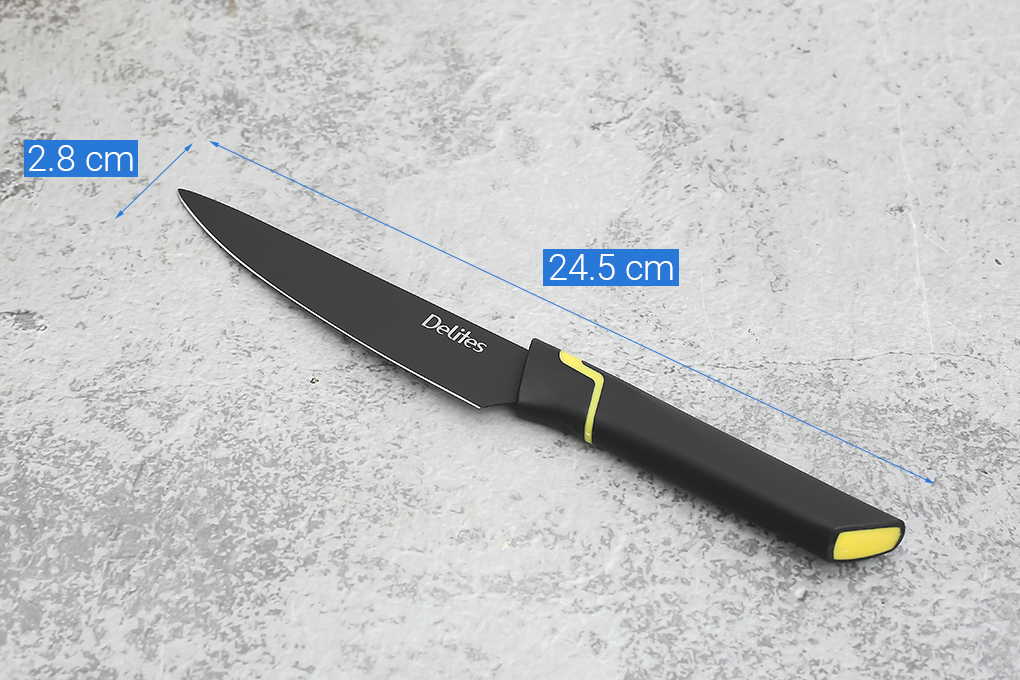 Dao gọt inox Delites CW-P033-2 Màu Đen
