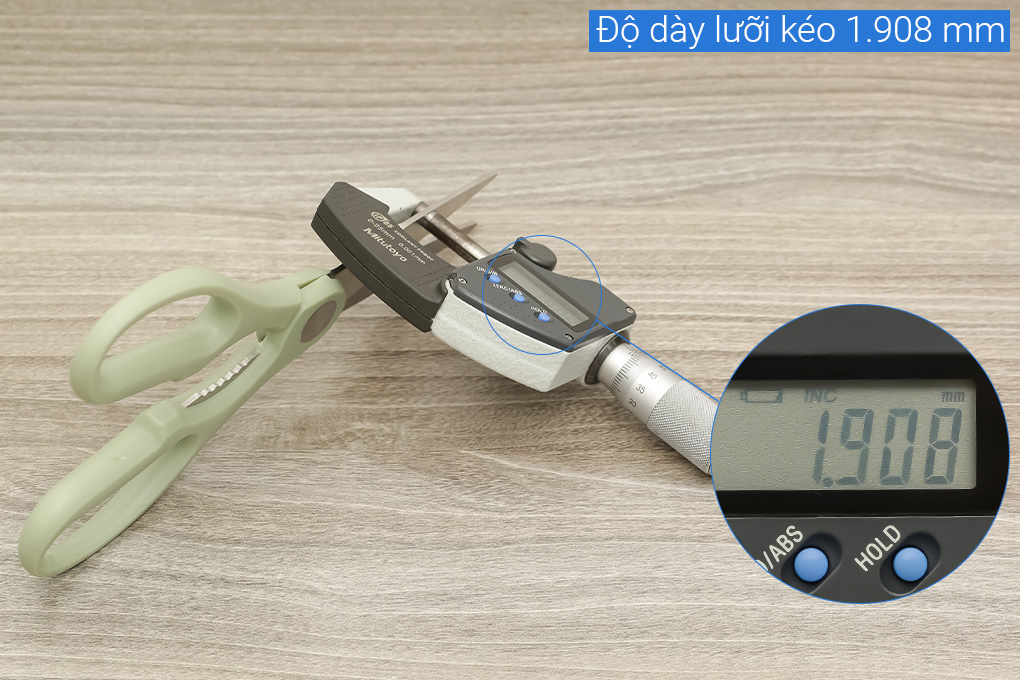 Bộ dao kéo inox Delites LK-2431 Màu Xanh lá