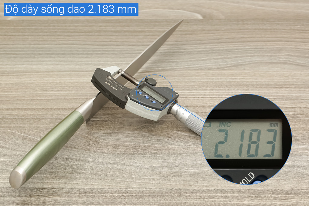Bộ dao kéo inox Delites LK-2431 Màu Xanh lá
