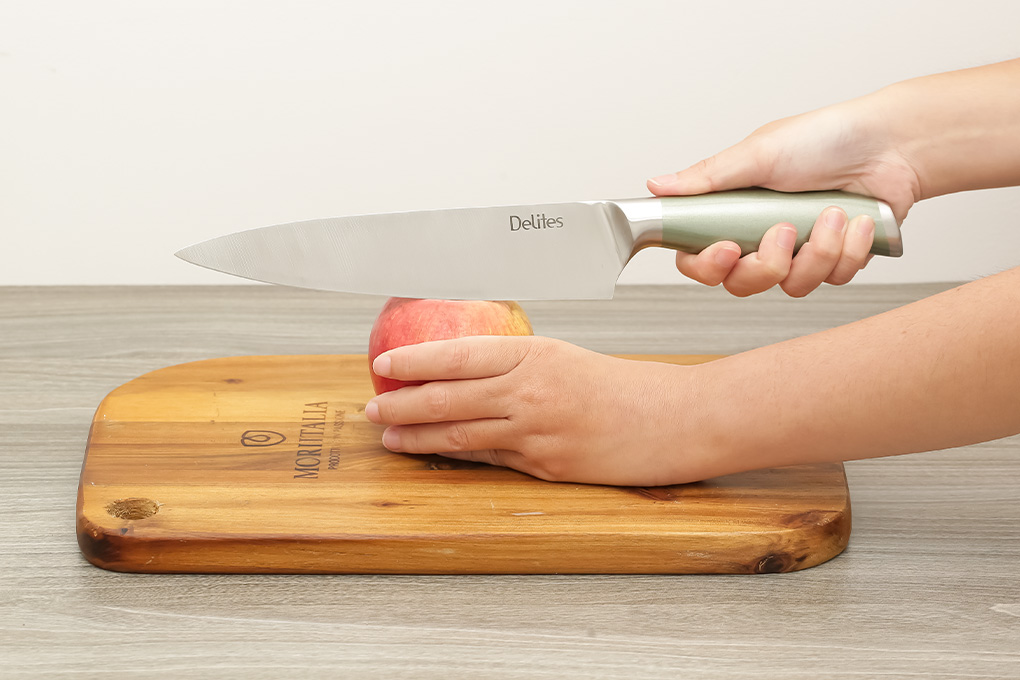Bộ dao kéo inox Delites LK-2431 Màu Xanh lá