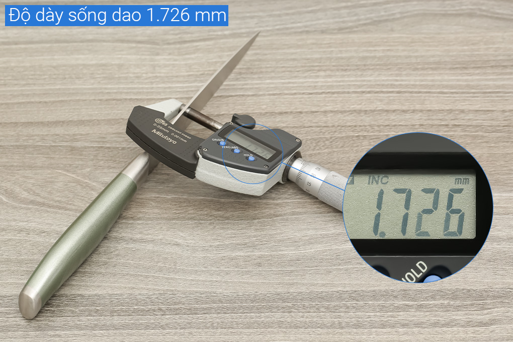 Bộ dao kéo inox Delites LK-2431 Màu Xanh lá