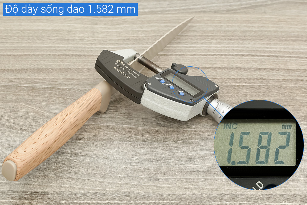 Dao gọt inox Delites LK-2435 Màu Nâu