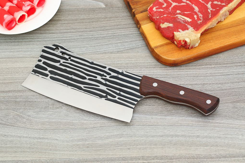 Dao chặt inox Delites CF7297 Màu Nâu