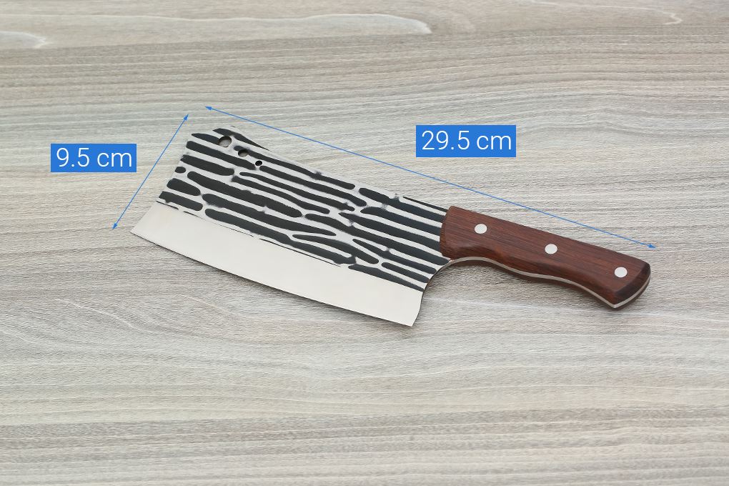 Dao chặt inox Delites CF7297 Màu Nâu