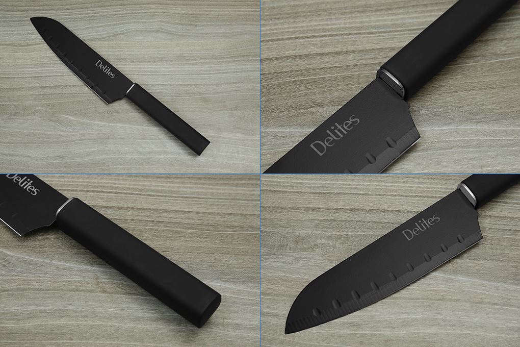 Bộ dao inox Delites LK-S56-3 Màu Đen