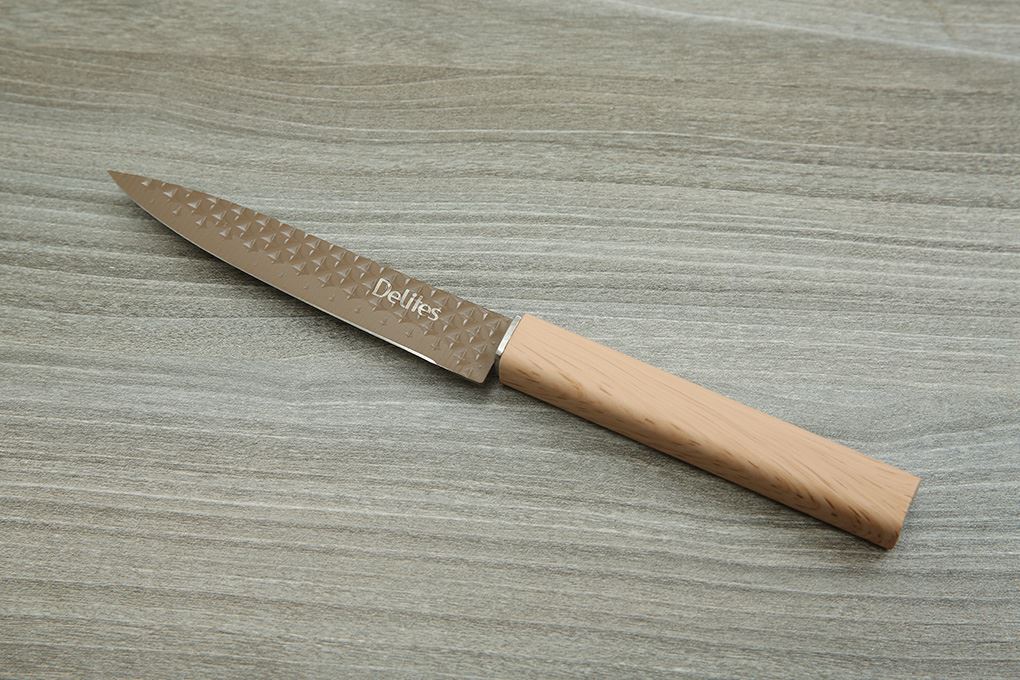 Dao gọt inox Delites LK-S58 Màu Nâu