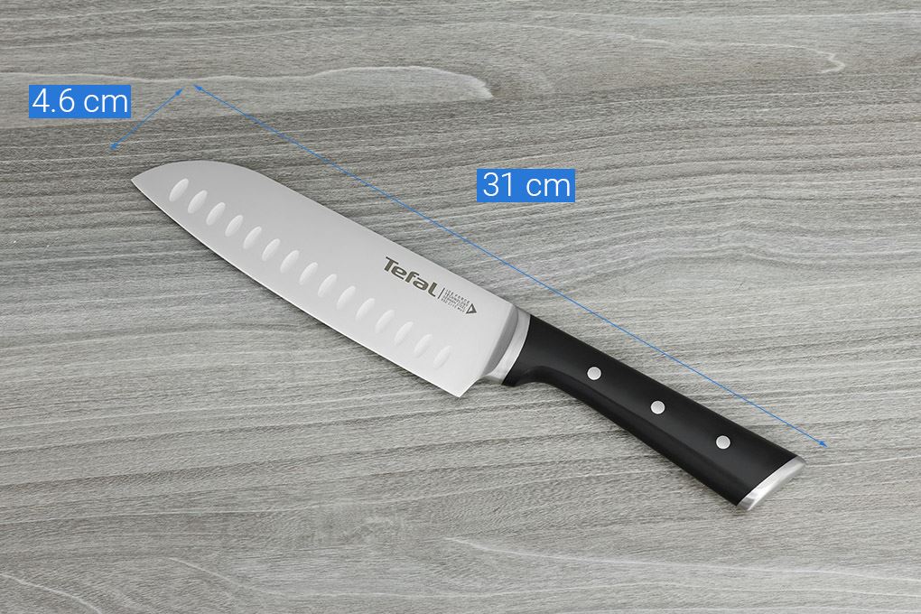 Bộ dao inox Tefal Ice Force K232S374 Màu Đen
