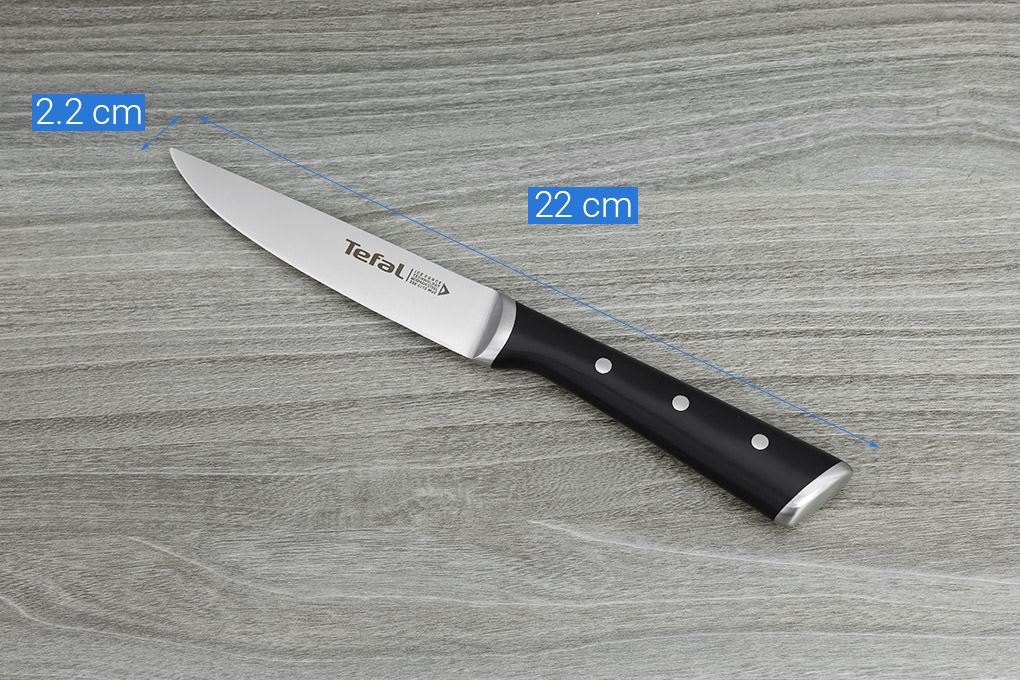 Bộ dao inox Tefal Ice Force K232S374 Màu Đen
