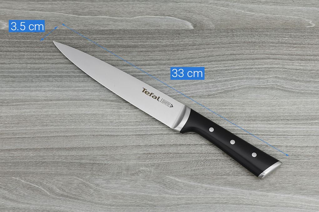 Bộ dao inox Tefal Ice Force K232S374 Màu Đen