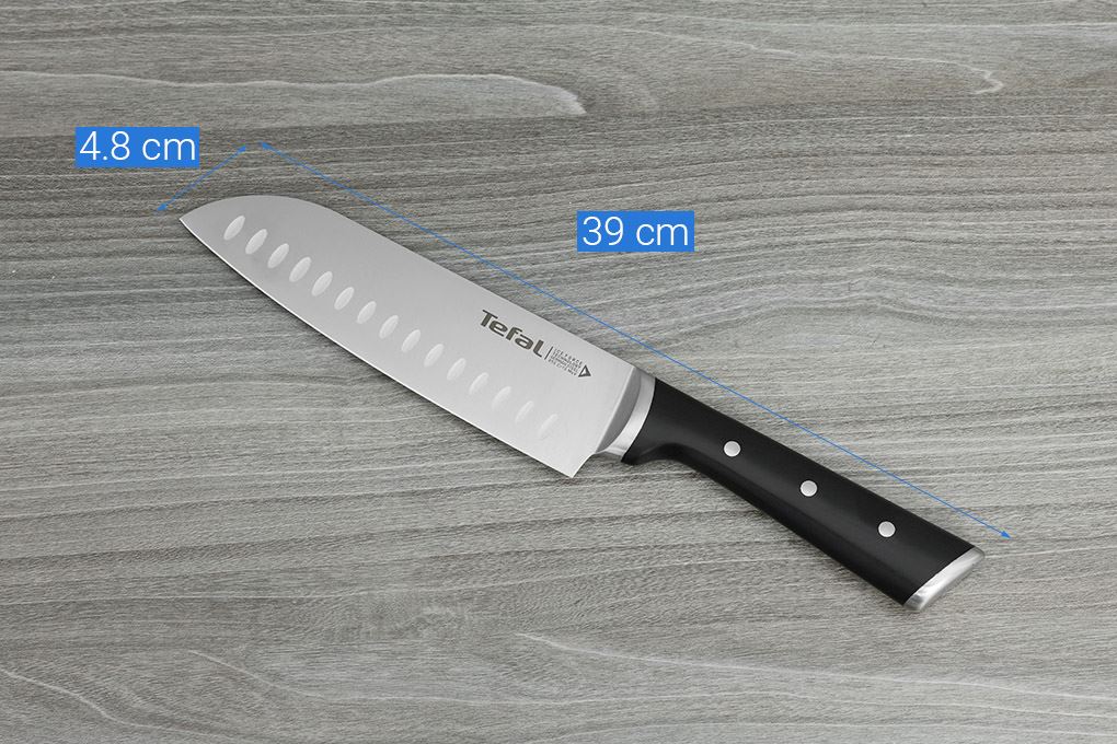 Dao thái inox Tefal Ice Force K2320614 Màu Đen