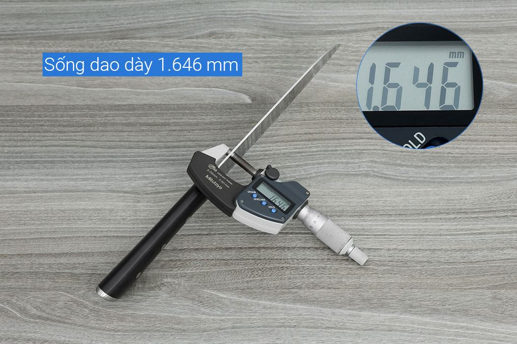 Dao thái inox Tefal Ice Force K2320614 Màu Đen