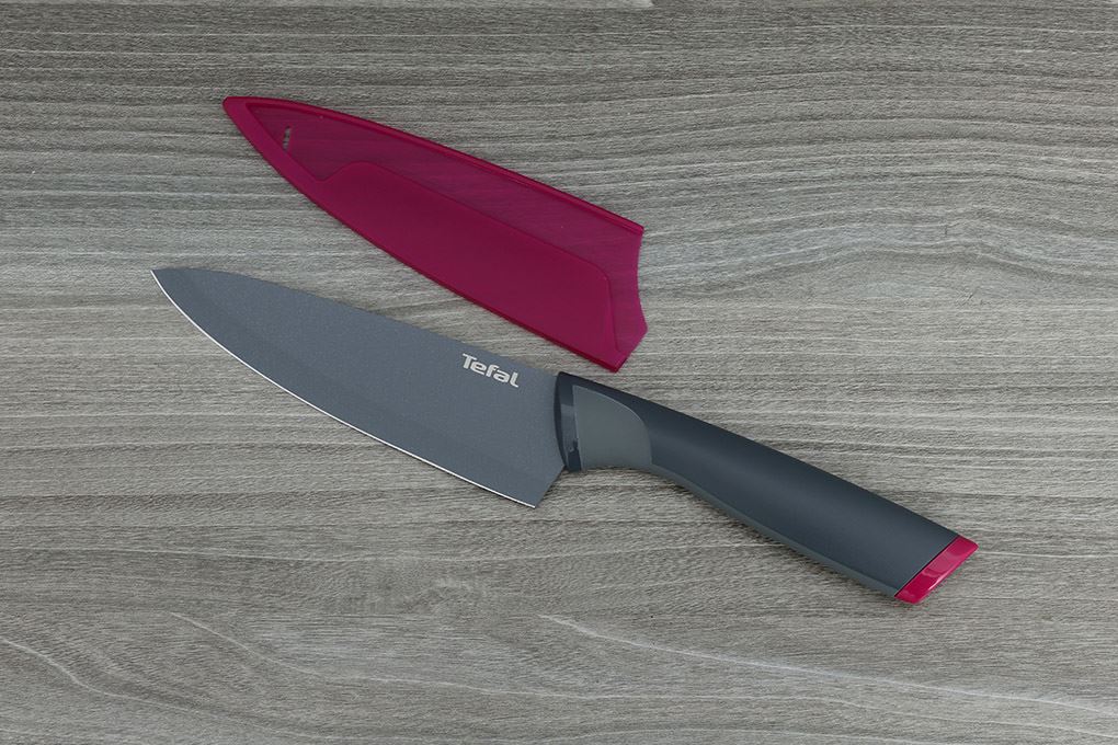 Dao thái inox Tefal Fresh Kitchen K1220304 Màu Xám