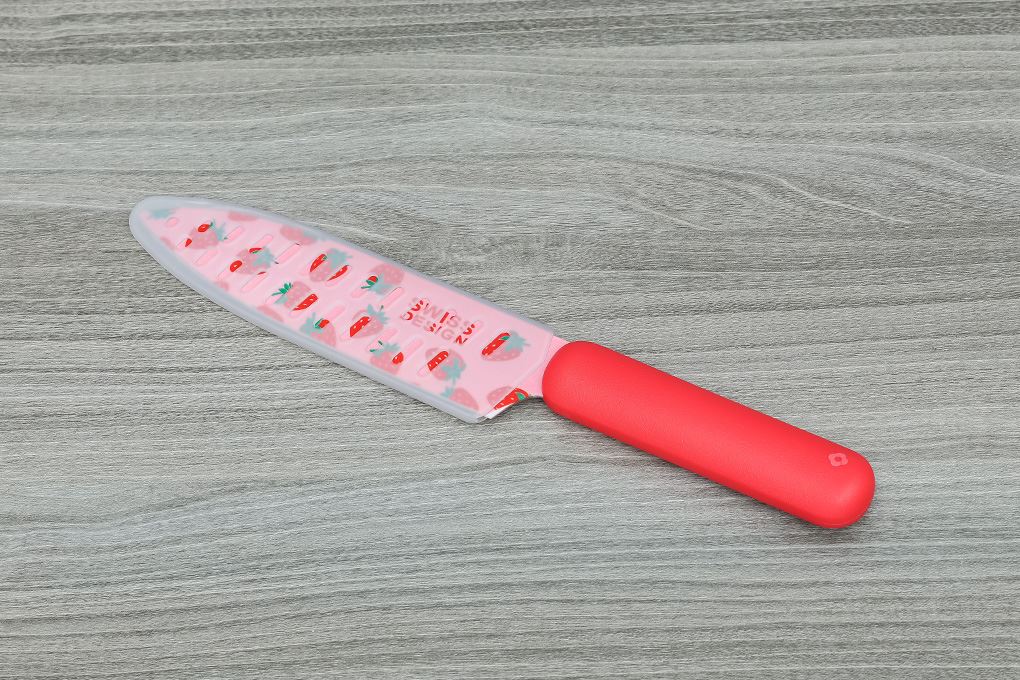 Dao thái inox Delites CF7404 Màu Hồng