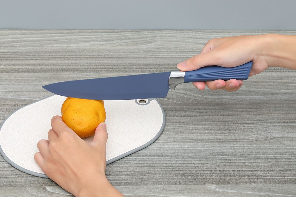 Dao thái inox Delites CF7406 Màu Xanh dương đậm