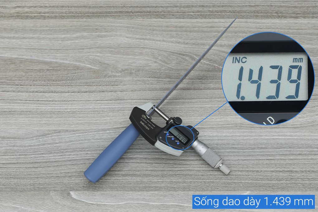Dao thái inox Delites CF7406 Màu Xanh dương đậm
