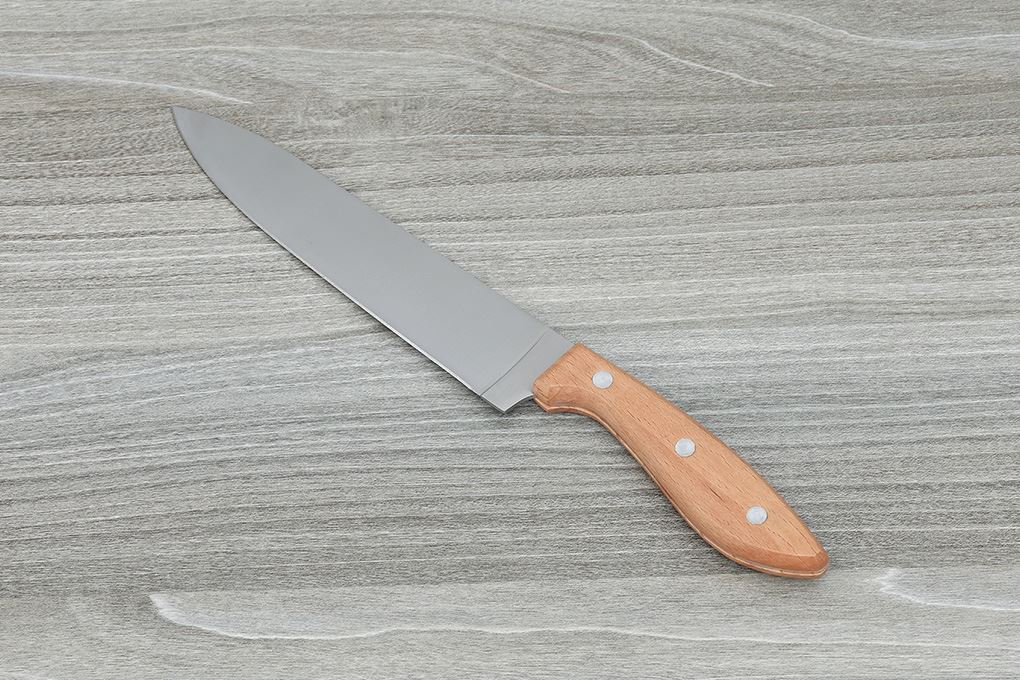 Dao thái inox Delites CF7407 Màu Nâu