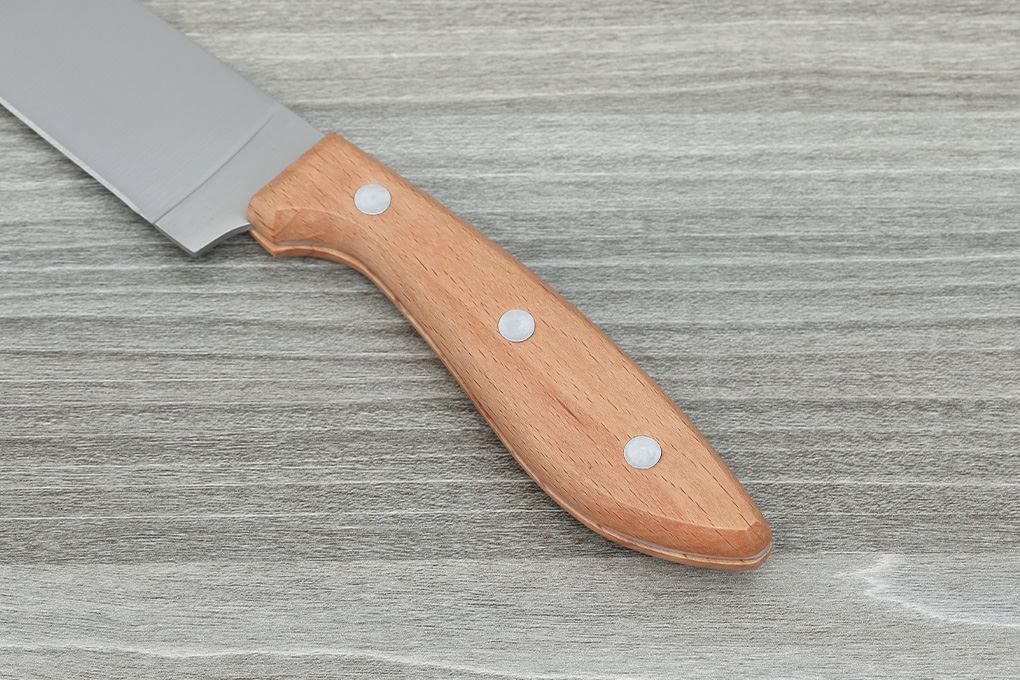 Dao thái inox Delites CF7407 Màu Nâu