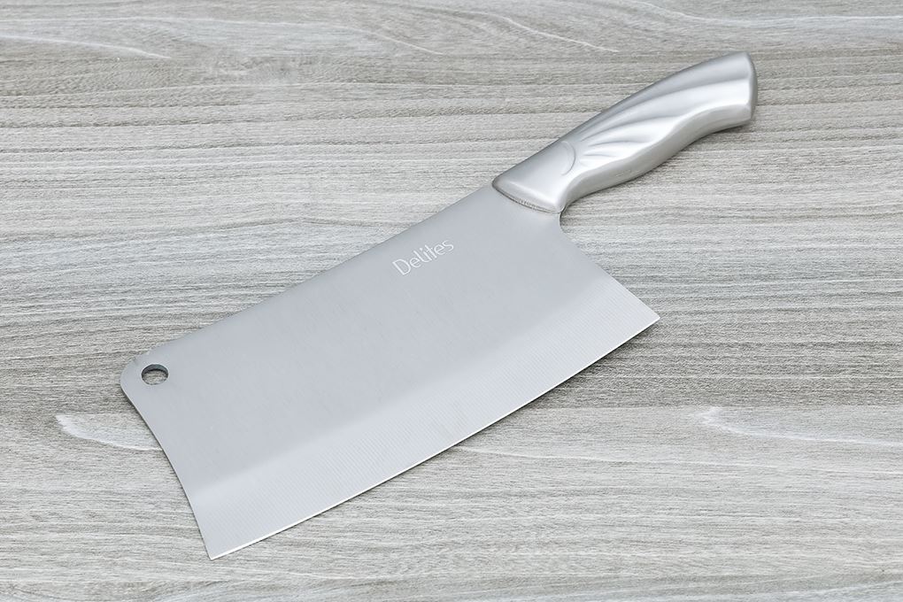 Dao chặt inox 32 cm Delites CW-C1020 Màu Bạc