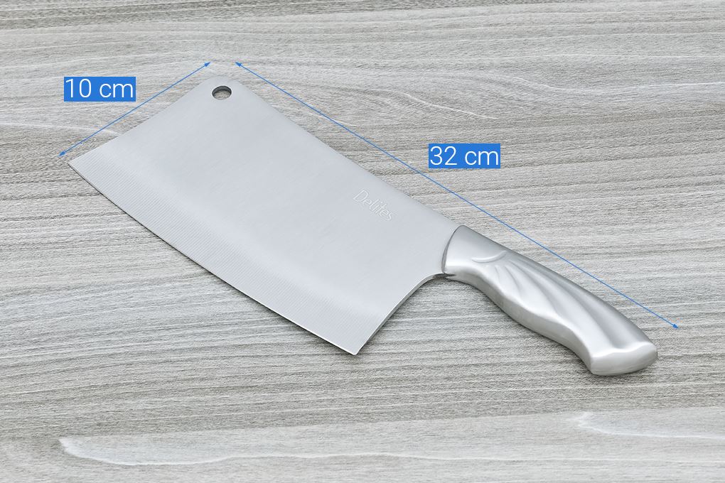 Dao chặt inox 32 cm Delites CW-C1020 Màu Bạc
