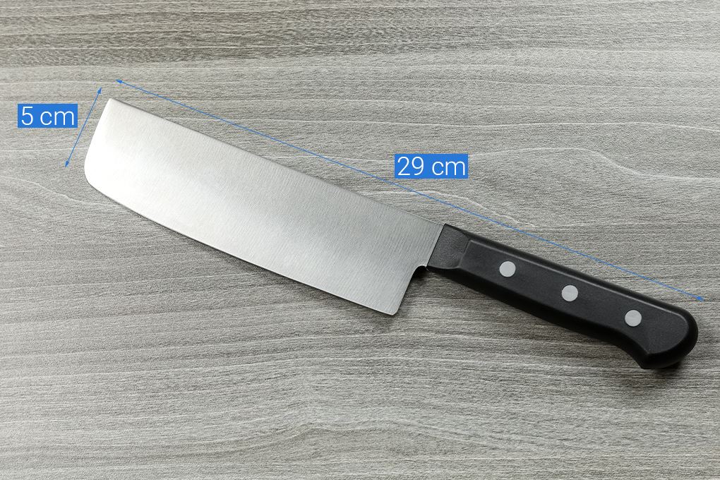 Dao thái Inox Sunhouse KS-KN165SS Màu Đen