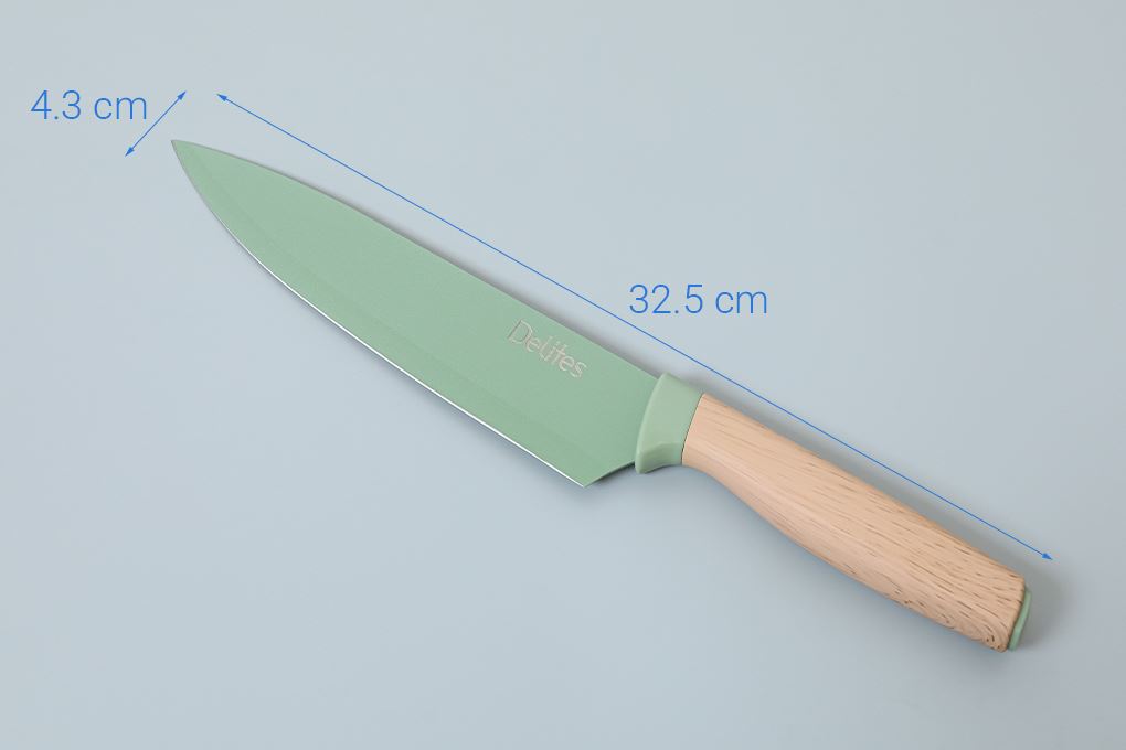 Bộ dao inox Delites LK-2660 Màu Nâu