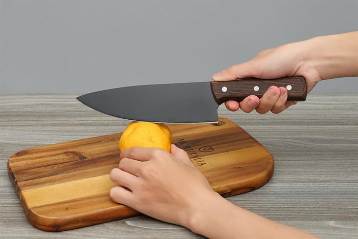 Dao thái inox Delites CF7434 Màu Nâu