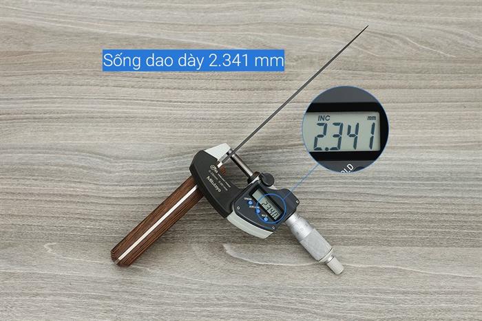 Dao thái inox Delites CF7434 Màu Nâu