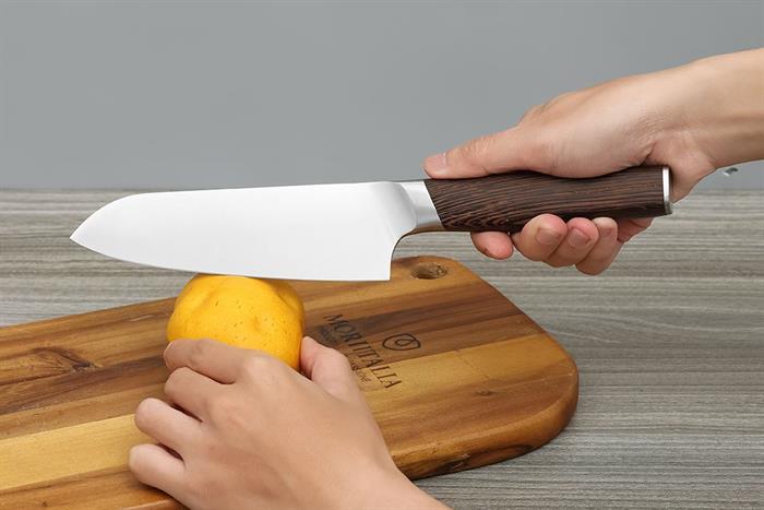 Dao thái inox Delites CF7436 Màu Nâu