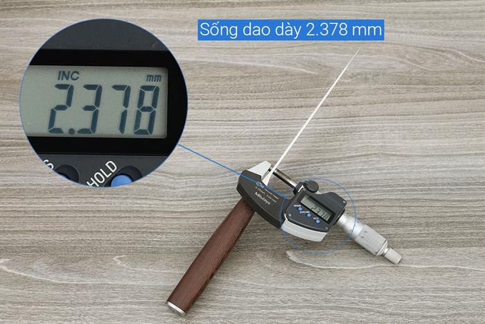 Dao thái inox Delites CF7436 Màu Nâu