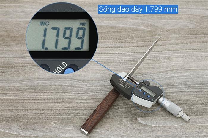 Dao gọt inox Delites CF7437 Màu Nâu