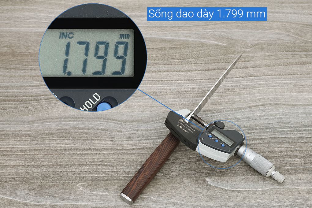 Dao gọt inox Delites CF7437 Màu Nâu