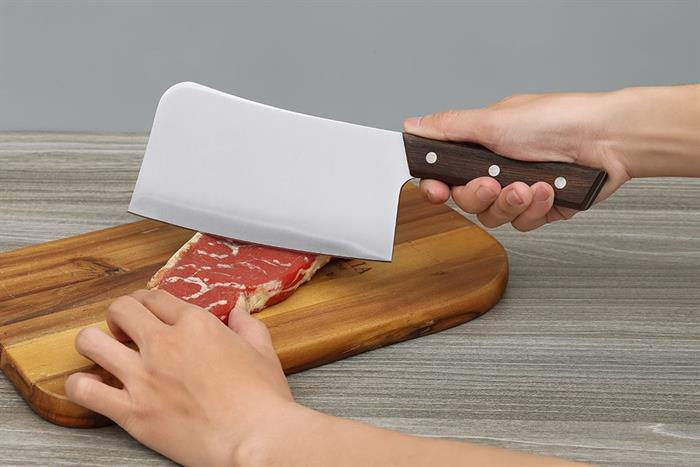 Dao chặt inox Delites CF7438 Màu Nâu