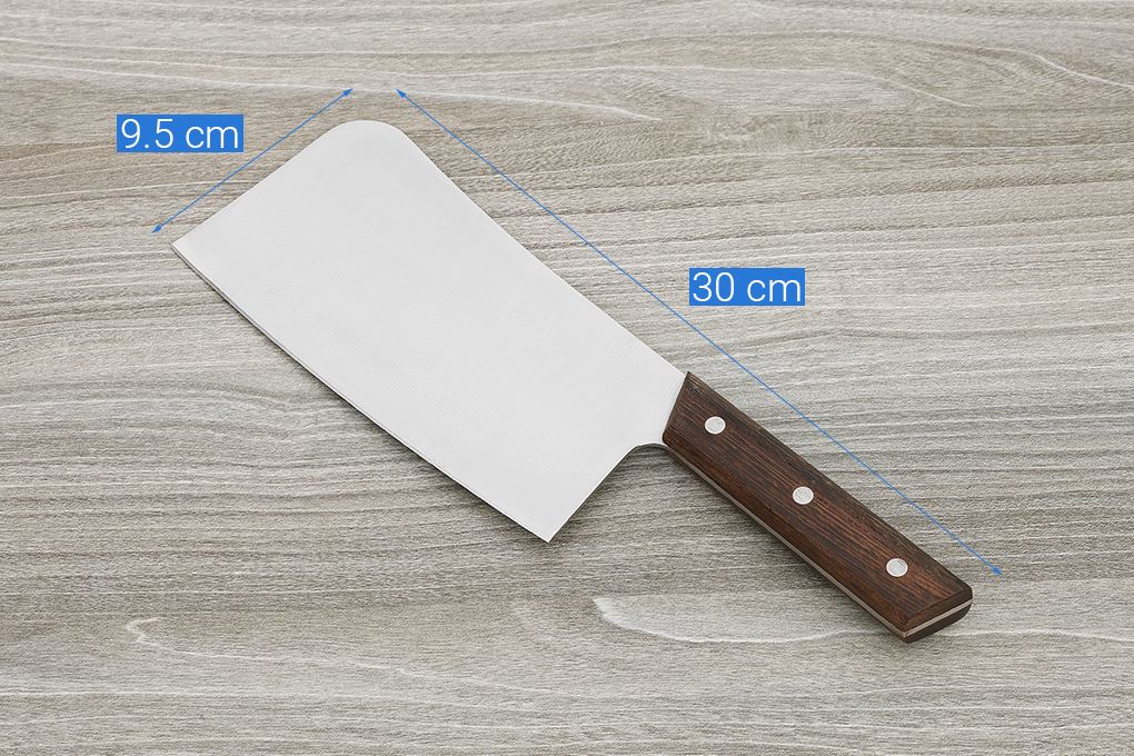Dao chặt inox Delites CF7438 Màu Nâu
