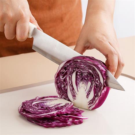 Bộ dao thép không gỉ Lock&Lock CKK307S5 Màu Trắng Ghi