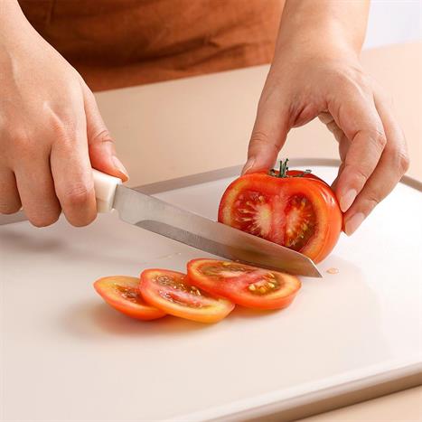 Bộ dao thép không gỉ Lock&Lock CKK307S5 Màu Trắng Ghi