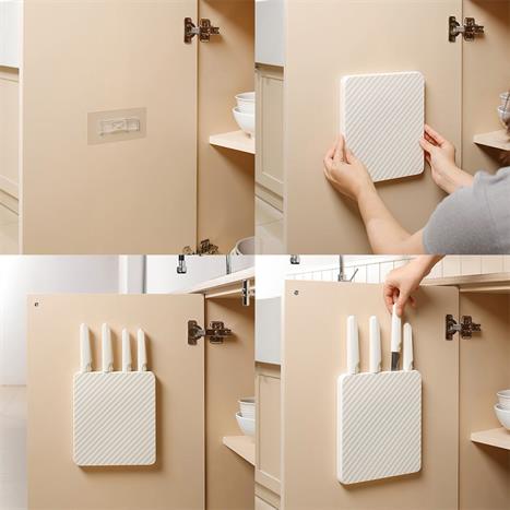 Bộ dao thép không gỉ Lock&Lock CKK307S5 Màu Trắng Ghi