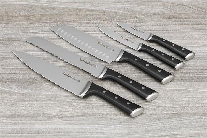 Bộ dao inox Tefal Ice Force K232S574 Màu Đen