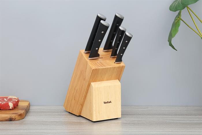 Bộ dao inox Tefal Ice Force K232S574 Màu Đen