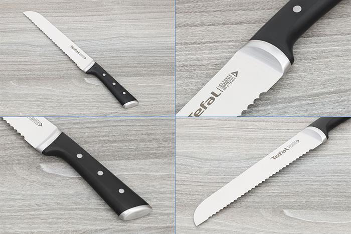 Bộ dao inox Tefal Ice Force K232S574 Màu Đen