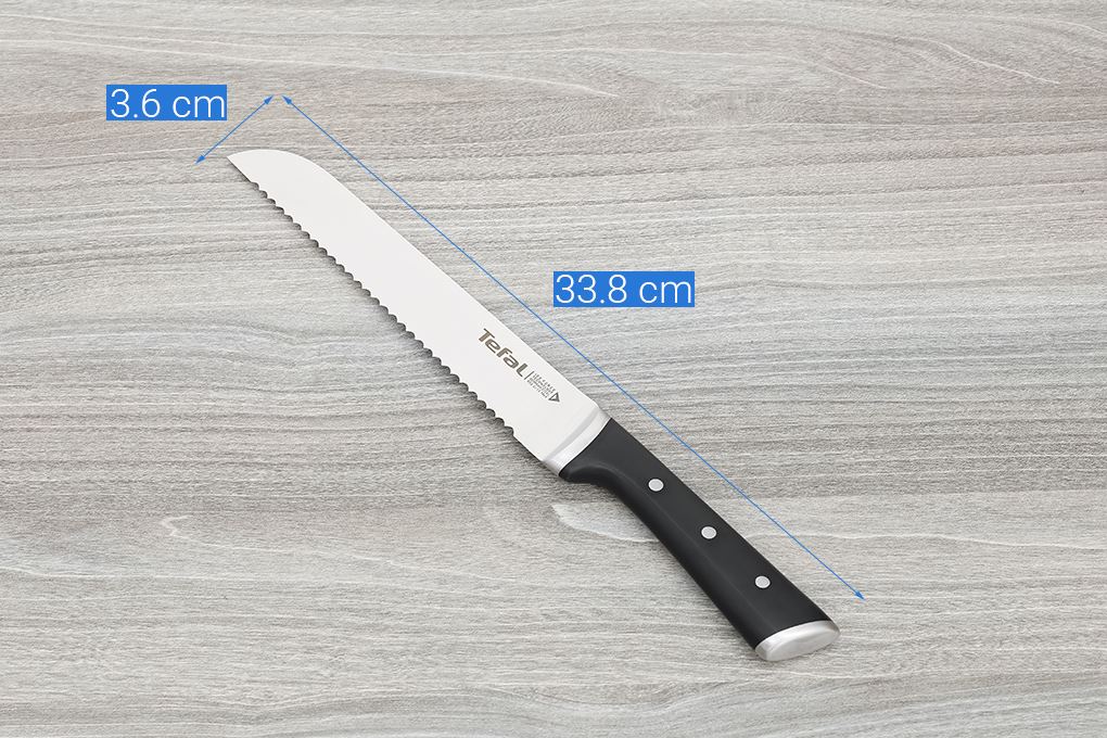 Bộ dao inox Tefal Ice Force K232S574 Màu Đen