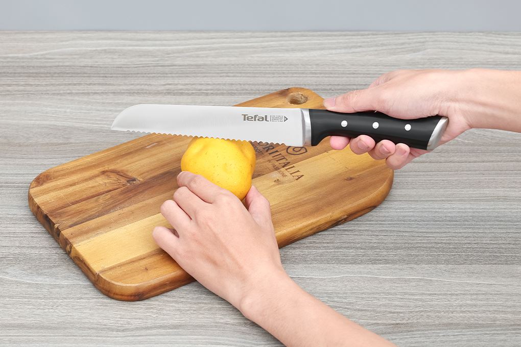 Bộ dao inox Tefal Ice Force K232S574 Màu Đen