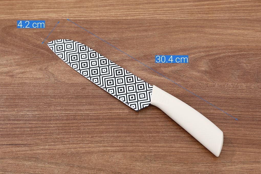 Bộ dao cán nhựa Delites LD-TS154-5 Màu Trắng